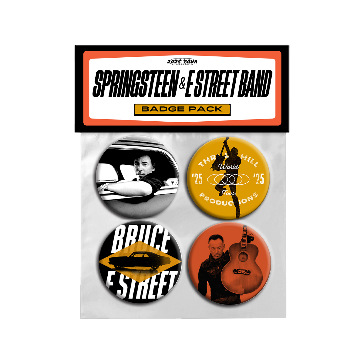 Springsteen and E Street Band Badge Set