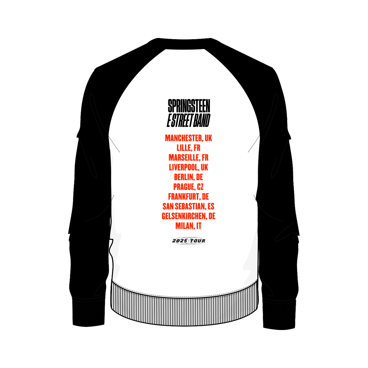 Springsteen & The E-Street Raglan 2025 Tour Photo Tee