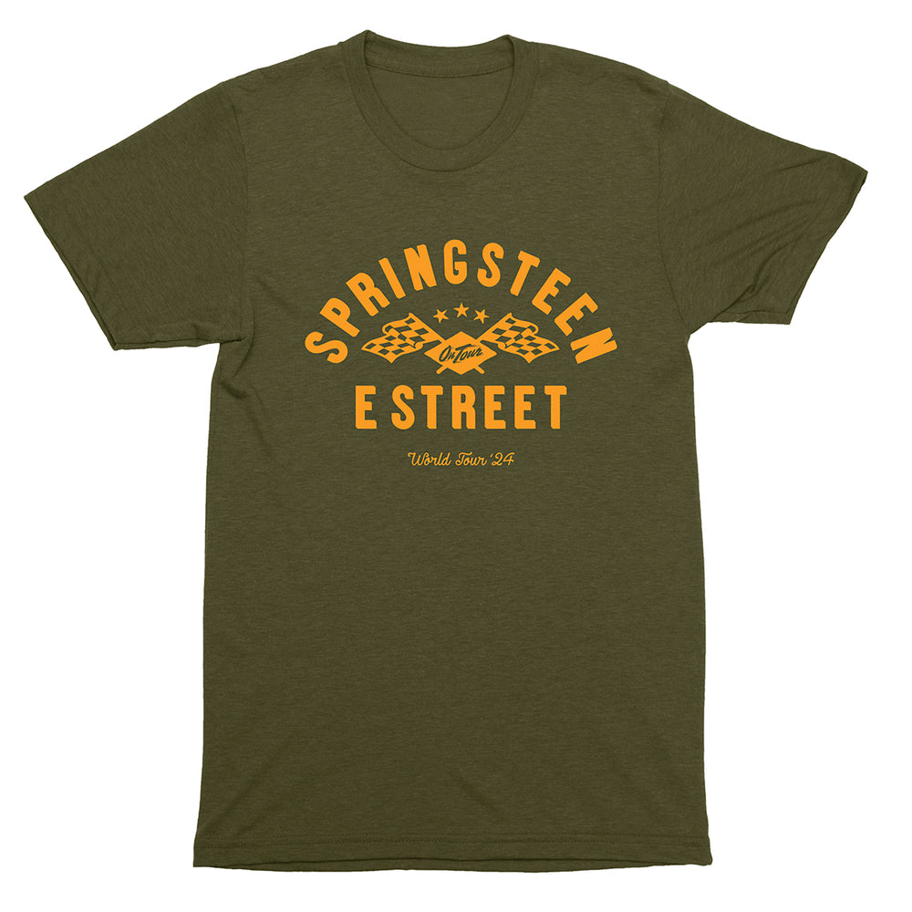 Springsteen & The E-Street Band Flag Itin 2024 Tee