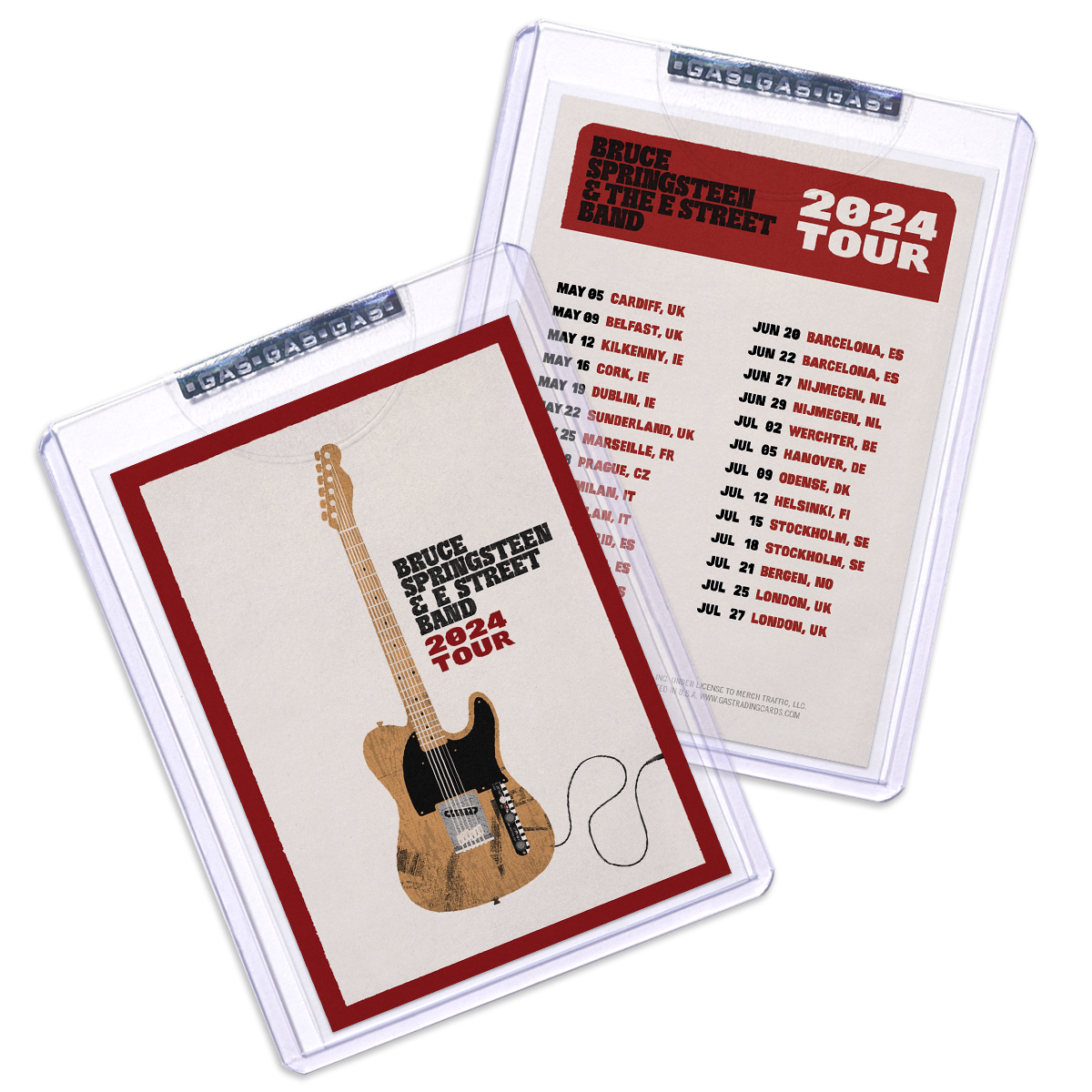 GAS Bruce Springsteen & The E-Street Band European Tour 2024 Trading Card