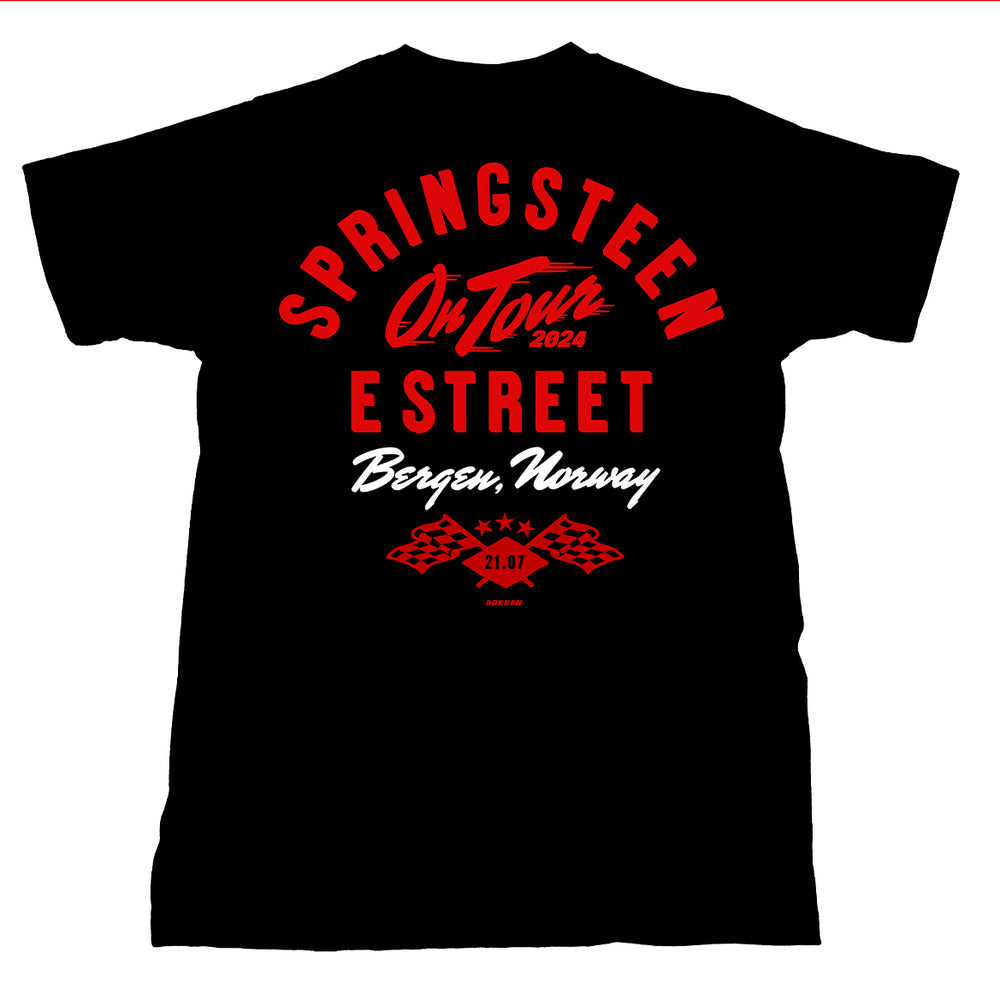 Springsteen & The E-Street Band Bergen 2024 Limited Edition Tour T-shirt