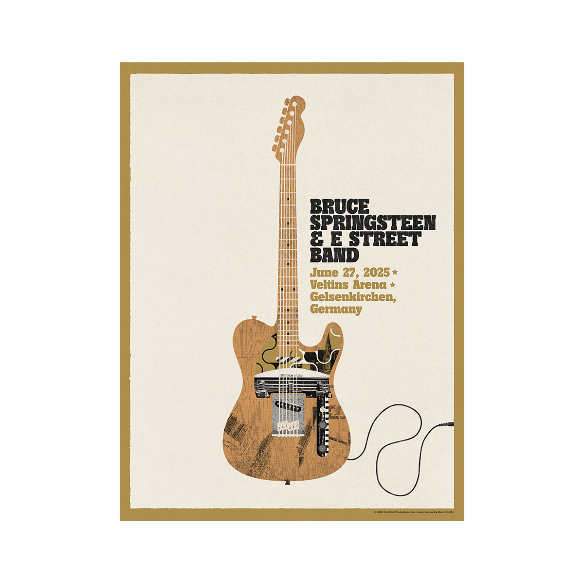Gelsenkirchen, Germany 27th June Bruce Springsteen and E Street Band World Tour 2025  - Limited Edition