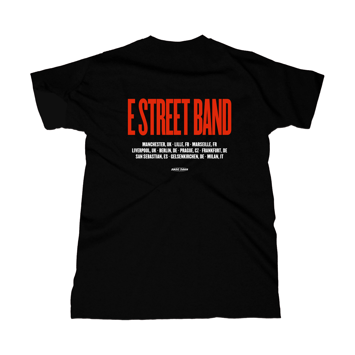 Springsteen Photo Black European Tour Tee