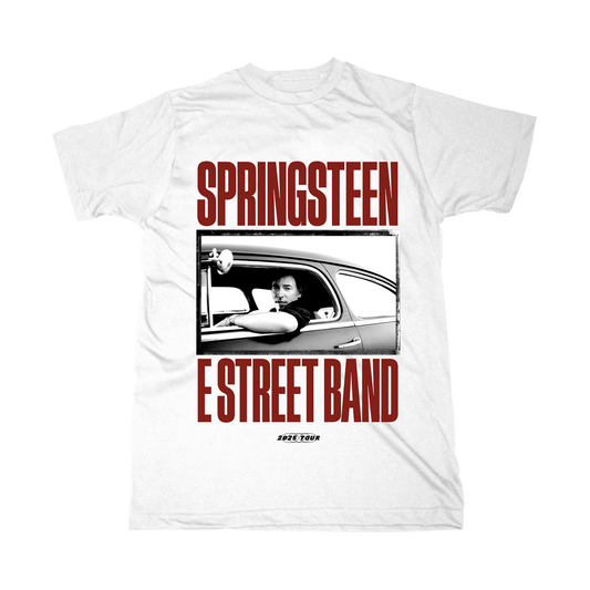 Springsteen & E Street Band 2025 Tour White Tee
