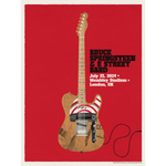 London 25th July Bruce Springsteen and E Street Band World Tour 2024 Poster - Limited Edition