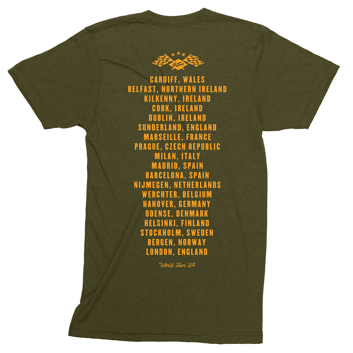 Springsteen & The E-Street Band Flag Itin 2024 Tee