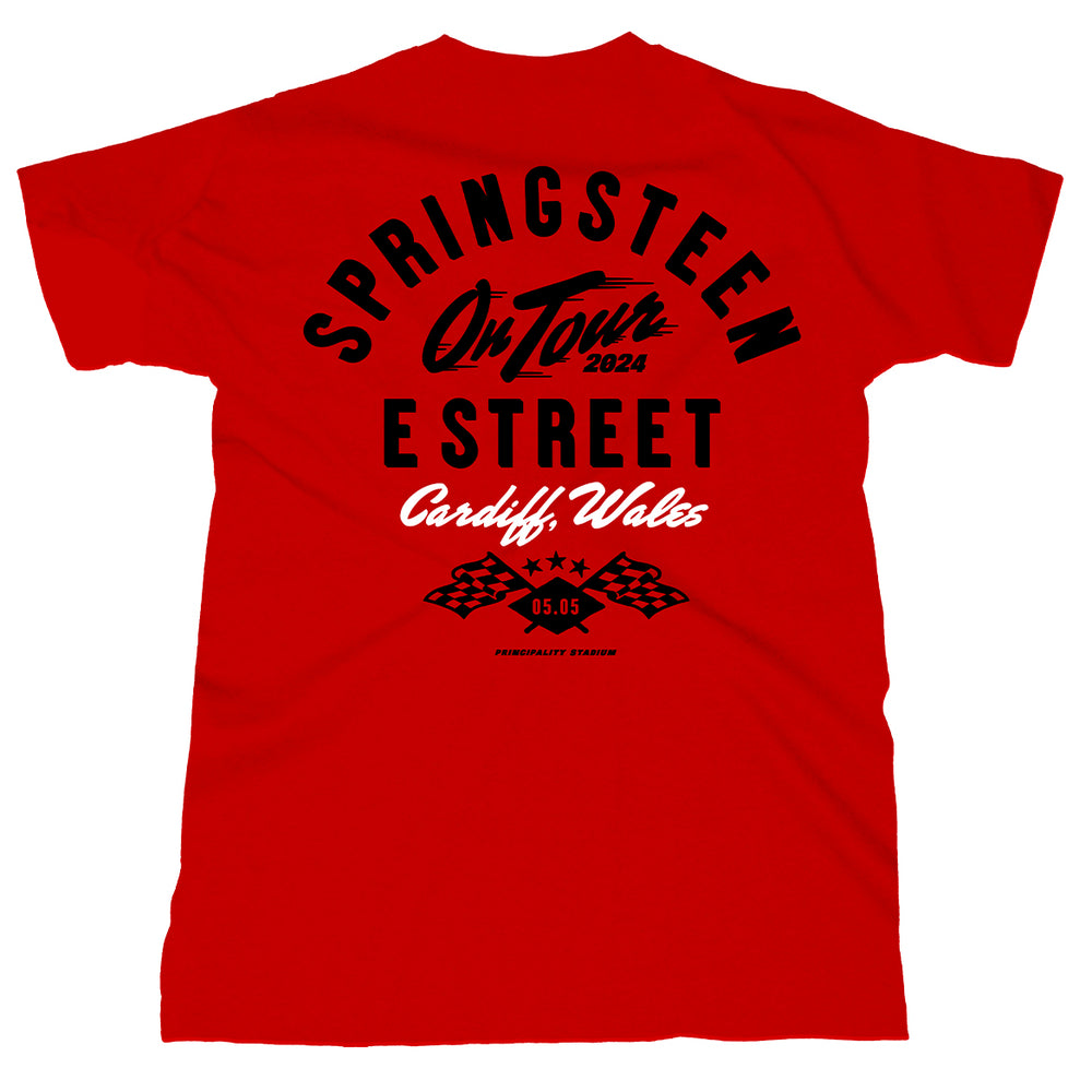 Springsteen & The E-Street Band Cardiff 2024 Limited Edition Tour T-shirt