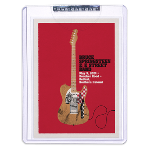 GAS BELFAST MAY 9TH Bruce Springsteen & The E-Street Band European Tour 2024 Setlist Trading Card