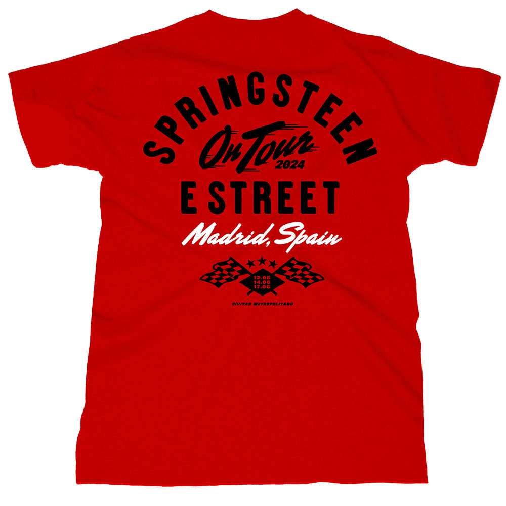 Springsteen & The E-Street Band Madrid 2024 Limited Edition Tour T-shirt