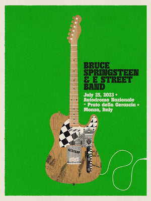 Monza July 25th Bruce Springsteen and the E-Street Band World Tour 2023 Poster - Limited Edition