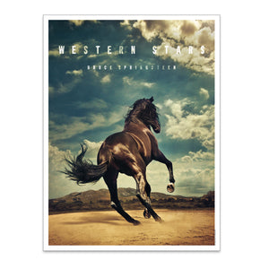 Western Stars Album Cover Lithograph