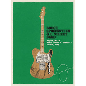 Ferrara May 18th Bruce Springsteen and the E-Street Band World Tour 2023 Poster - Limited Edition