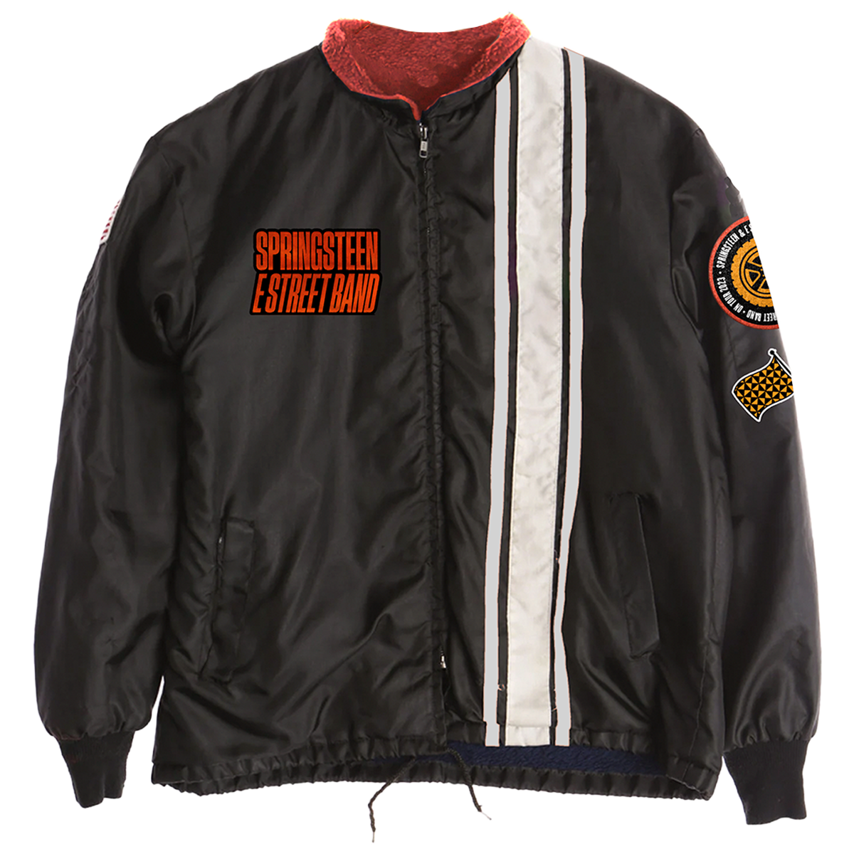 Springsteen and E Street Band Racing Bomber Jacket Bruce