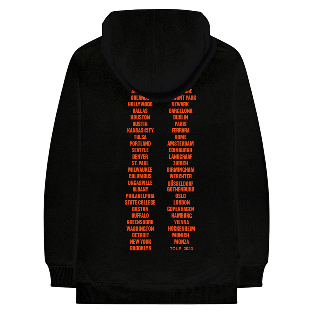 Bruce Springsteen and the E Street Band 2023 World Tour Logo Black Hoodie